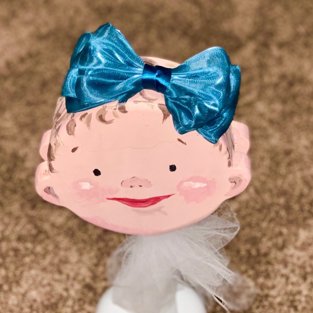 NWT WEE ONES SATIN BOW